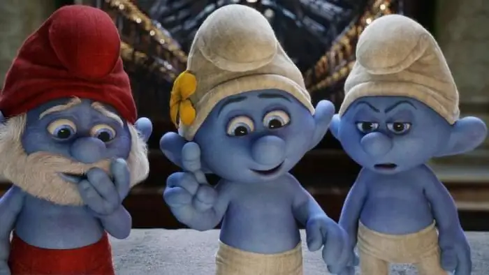 Kreslený film "The Smurfs 2" (2013): herci, postavy a dej