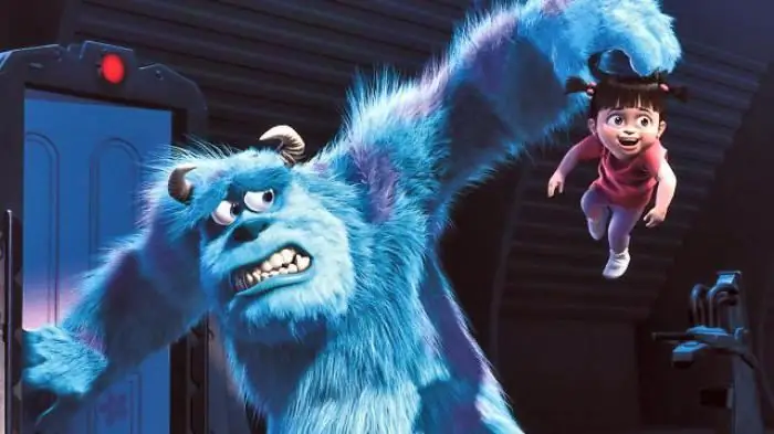 Monsters inc karikatūra