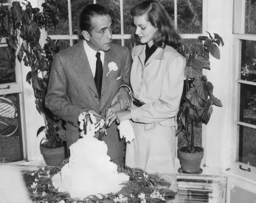 Bogart en Bacall se troue