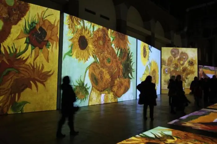 pameran kanvas hidup van gogh