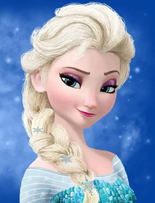 how to draw elsa from cold heart