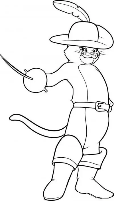 how to draw puss in boots 9