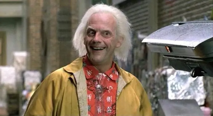 Dr. Emmett Brown: "Kembali ke Masa Depan"