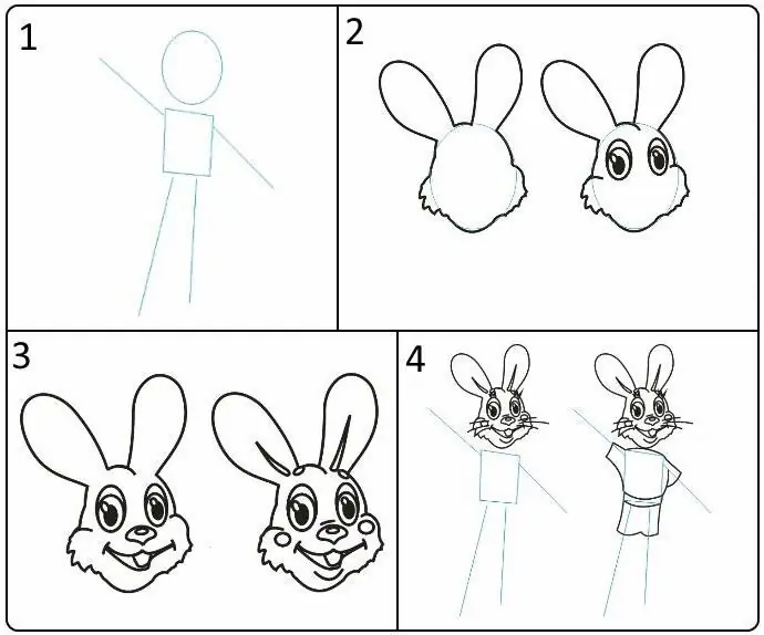 How to draw "Just you wait!" - step by step lesson