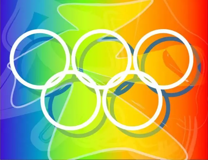 Yuav ua li cas kos olympic rings kauj ruam yog kauj ruam