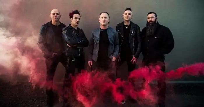 "Stone Sour"-gruppe: komposition, diskografi og indslag