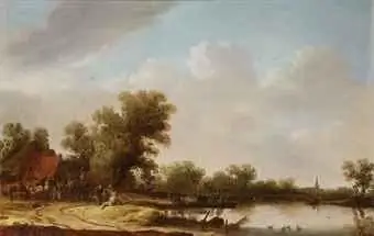 Nederlandse schilderkunst. De gouden eeuw van de Nederlandse schilderkunst. Schilderijen van Nederlandse kunstenaars