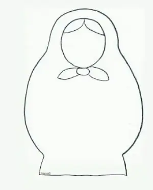 How to draw a nesting doll? Parse step by step