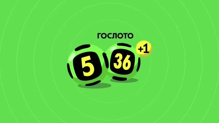 Analysis of Gosloto "5 out of 36": rules, chances of success and winning strategy