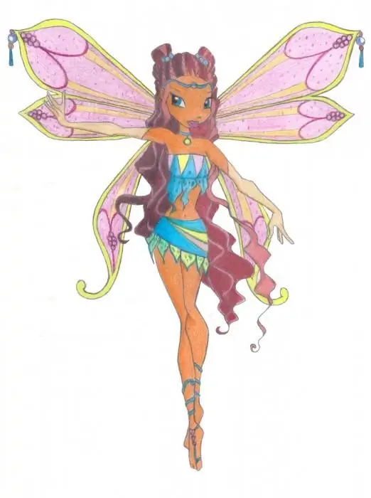 cara menggambar winx