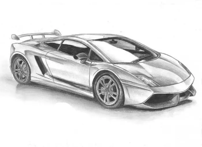 cách vẽ Lamborghini