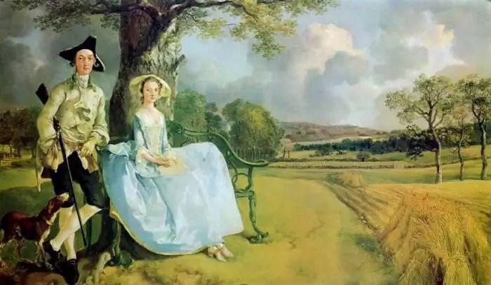 Thomas Gainsborough. Piktor i shquar i portretit dhe peizazhit