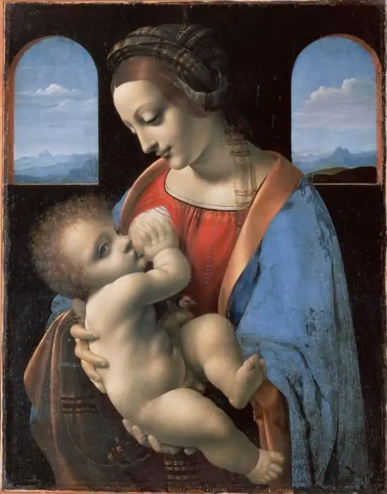 da vinci madonna si copilul