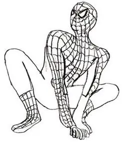 how to draw spider man