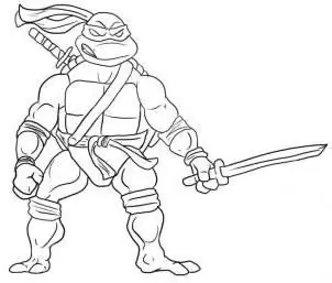 comment dessiner la tortue ninja leonardo