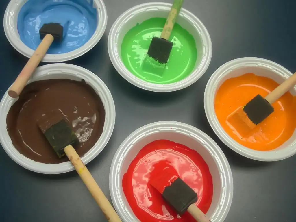 mixing colors in painting