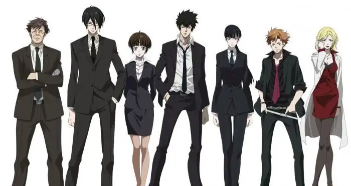 Anime "Psycho-Pass": postavy. "Psycho-Pass": hlavné postavy a ich mená