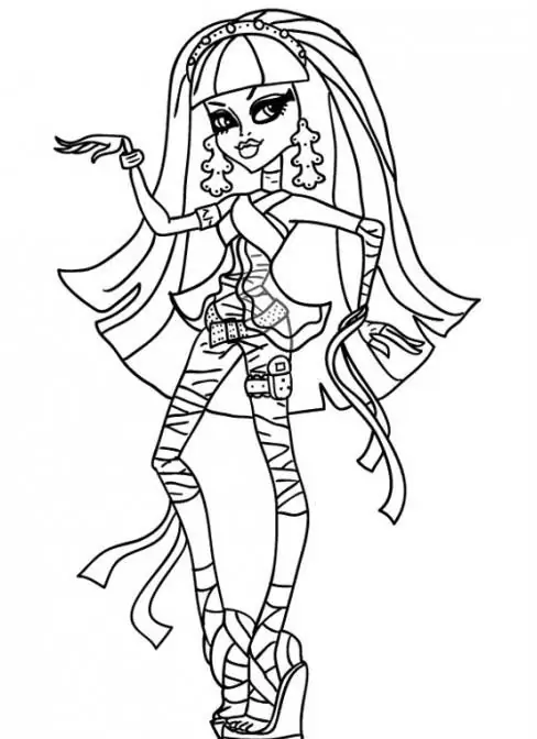 Tegneundervisning: hvordan tegner man Monster High?