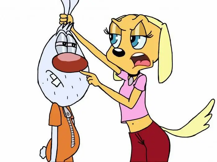 Brandy and Whiskers - hjältar i den animerade serien