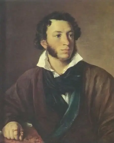 Tropinin, portret van Poesjkin. V. A. Tropinin, portret van Poesjkin: beschrijving van het schilderij