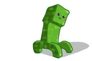 cara menggambar creeper