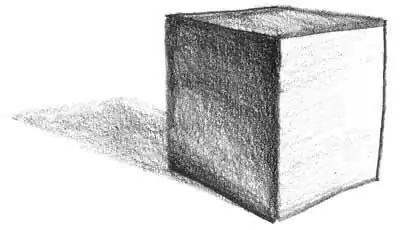 how to draw a cube step by step