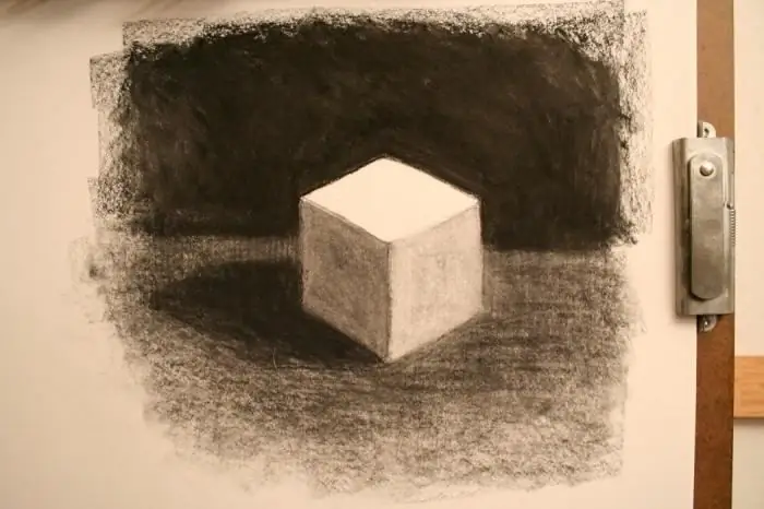 how to draw a cube with a pencil