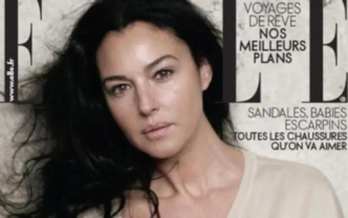 Monica Bellucci'nin makyajsız hali