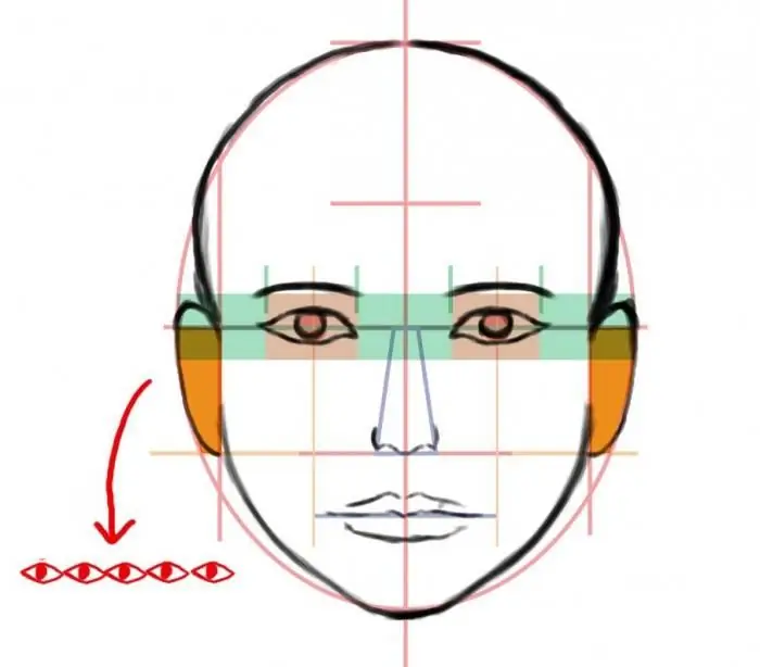 วิธีการวาดใบหน้าคน