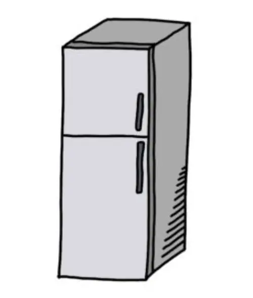 dibujo refrigerador