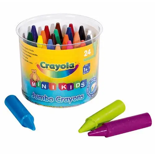 crayons pastels