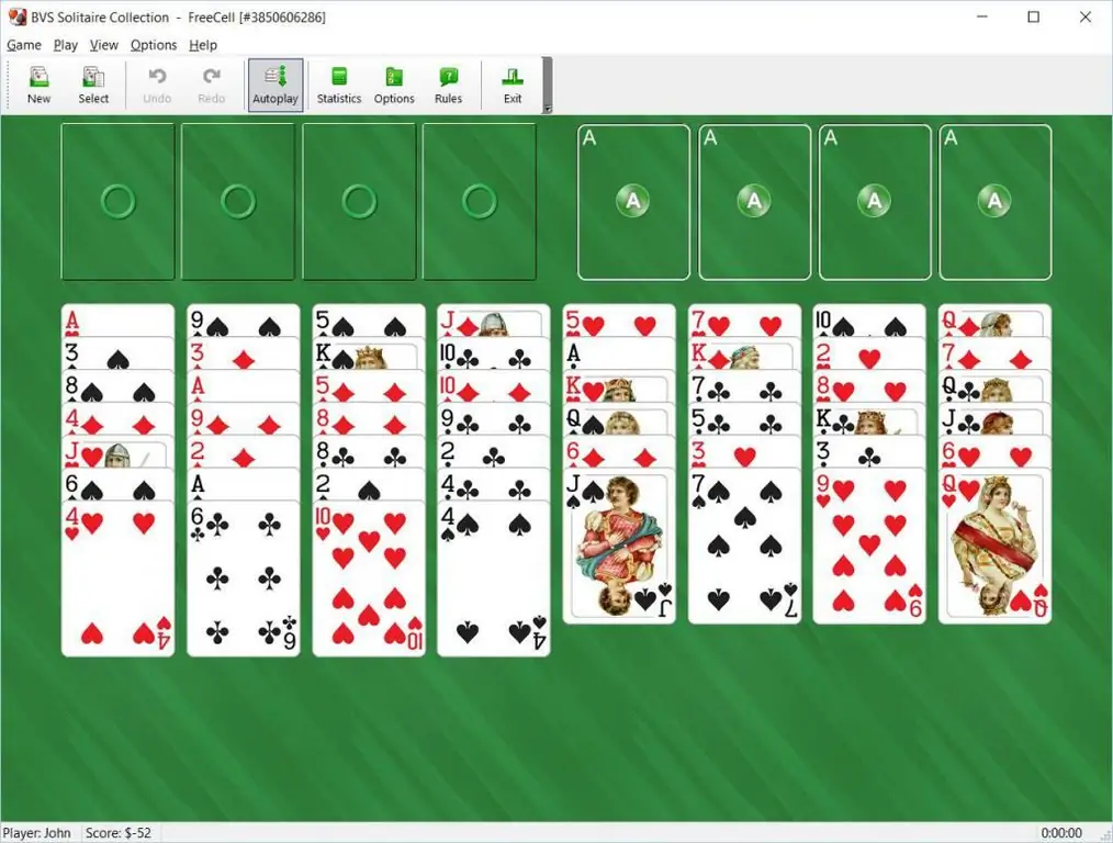 Solitaire kaardimäng "Solitaire"