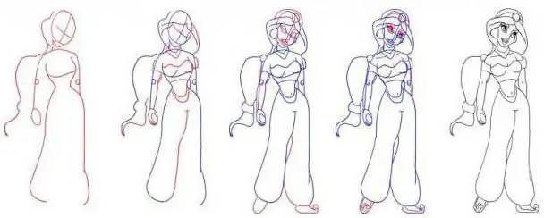 how to draw disney princess