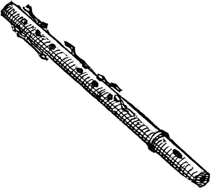 how to draw a flute step by step with a pencil for beginners