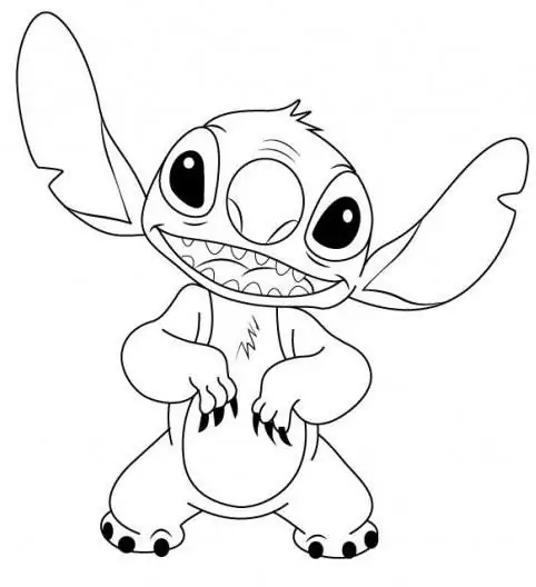 Stitchni qanday chizish mumkin? Multfilm Lilo va Stitch